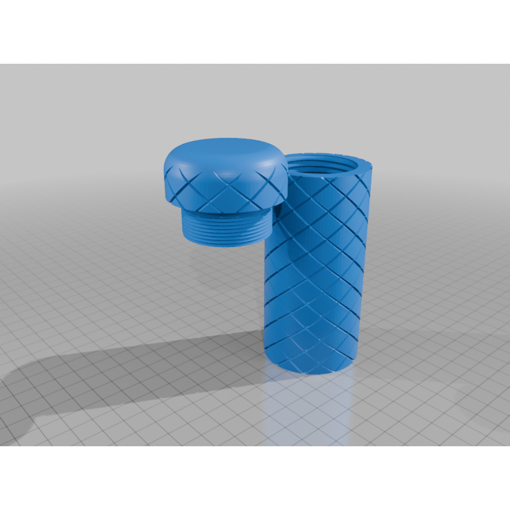 Бутылка с крупной насечкой