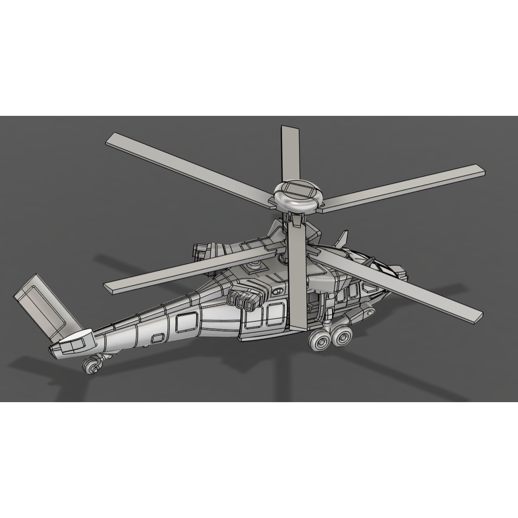 Модель вертолета для сборки