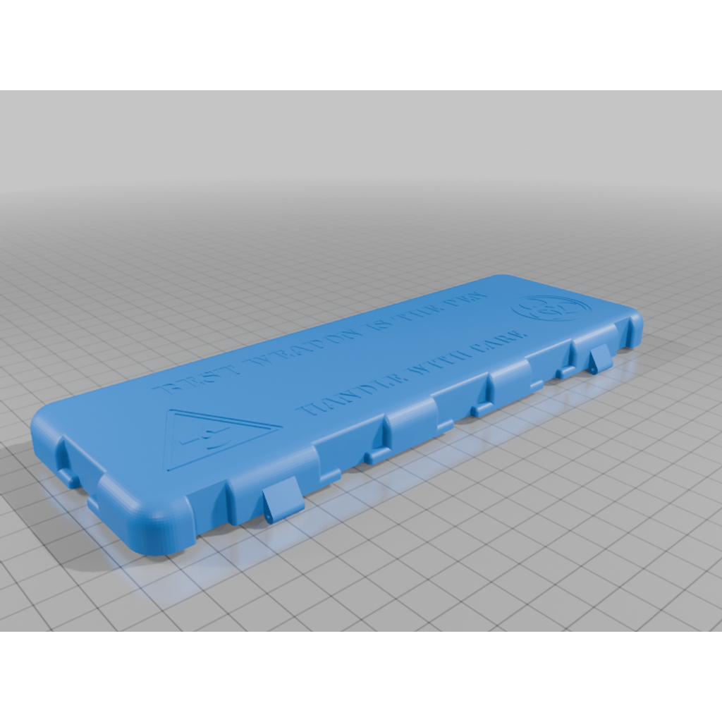 Контейнер для ручек и карандашей в виде ящика с оружием