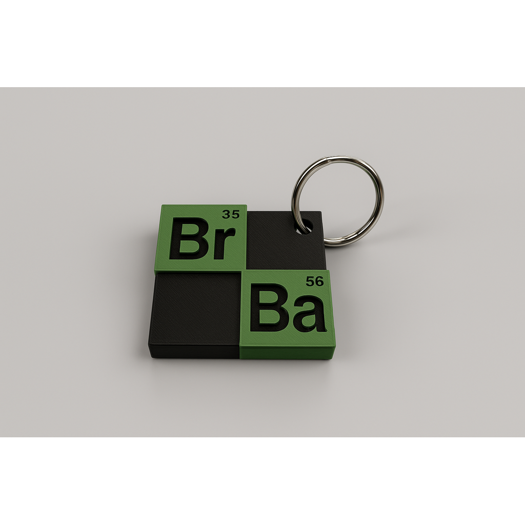 Брелок 3D с логотипом Breaking Bad