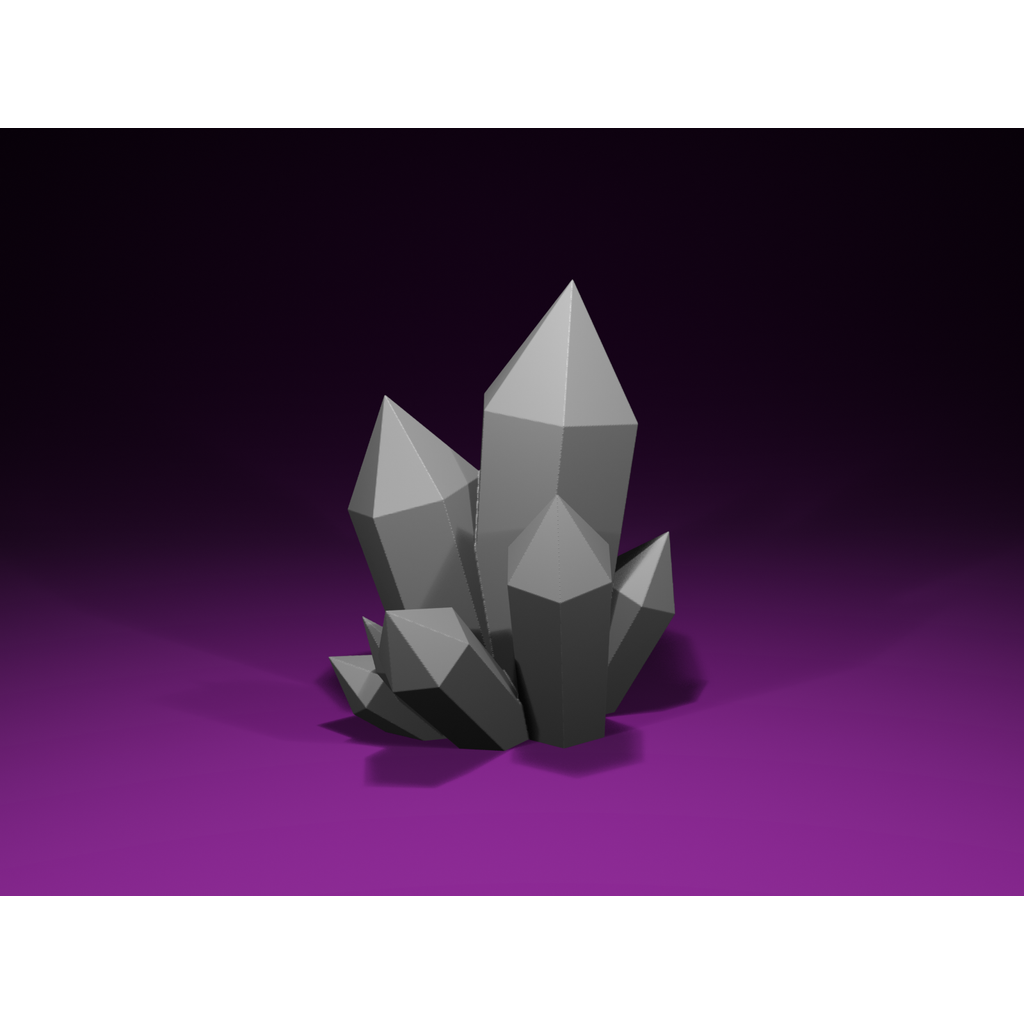 Стилизованная кристаллическая формация