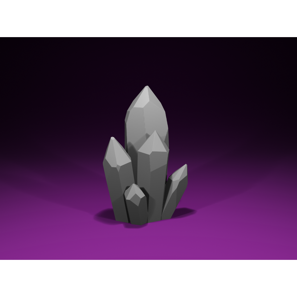 Стилизованная кристаллическая формация