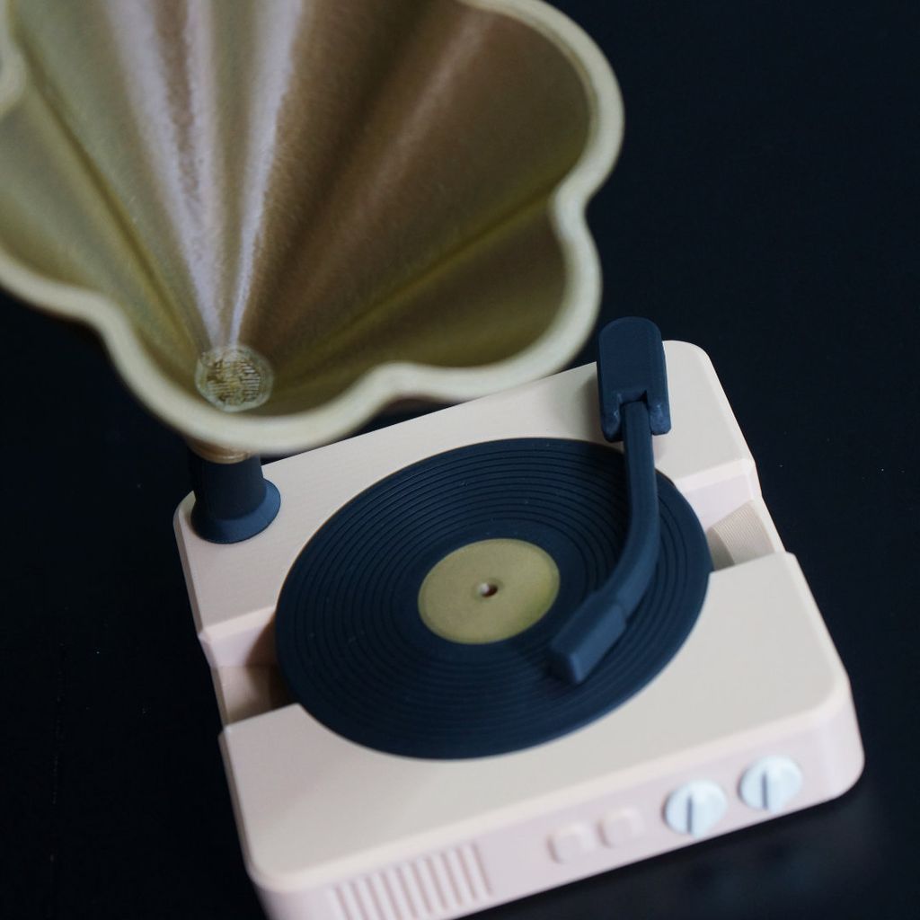 Набор подставок в стиле граммофона