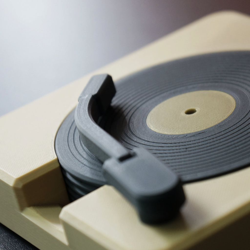 Набор подставок в стиле граммофона