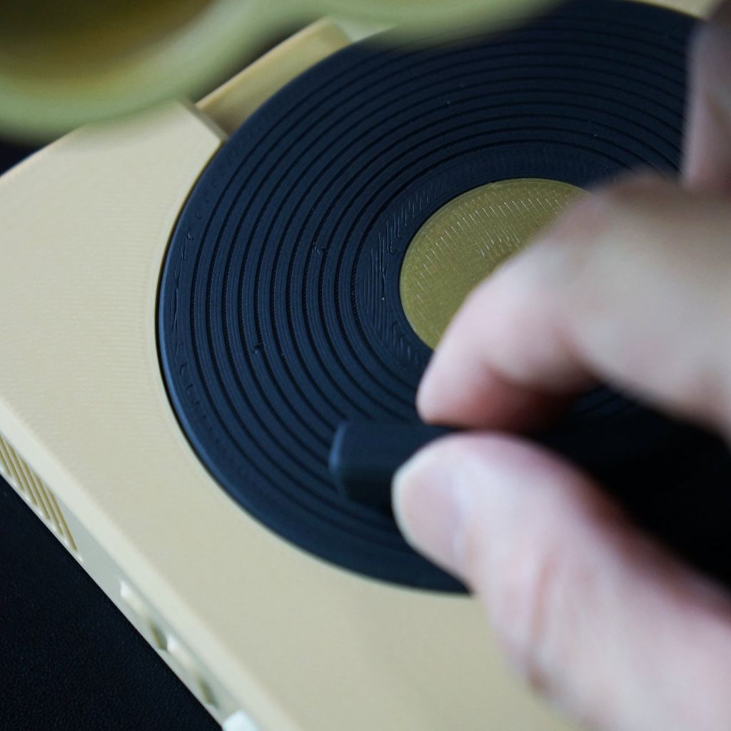 Набор подставок в стиле граммофона