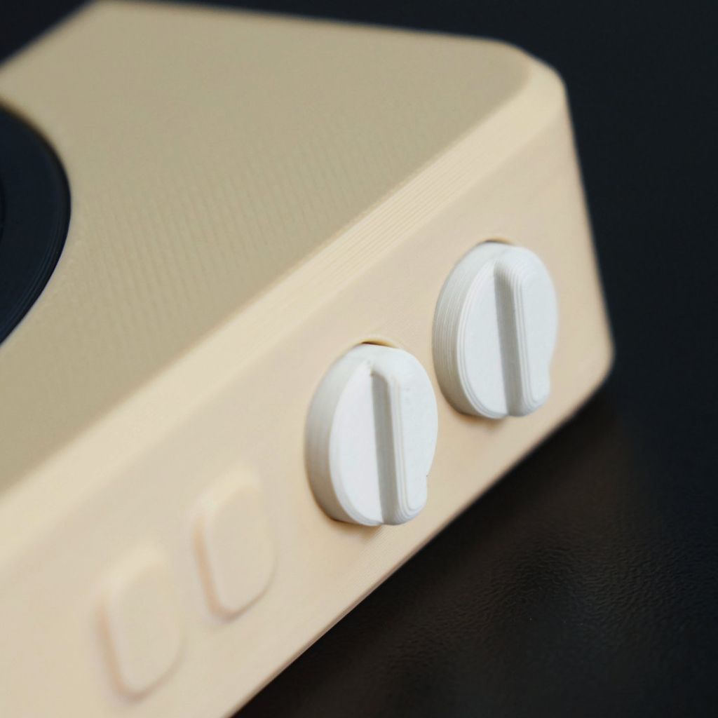 Набор подставок в стиле граммофона