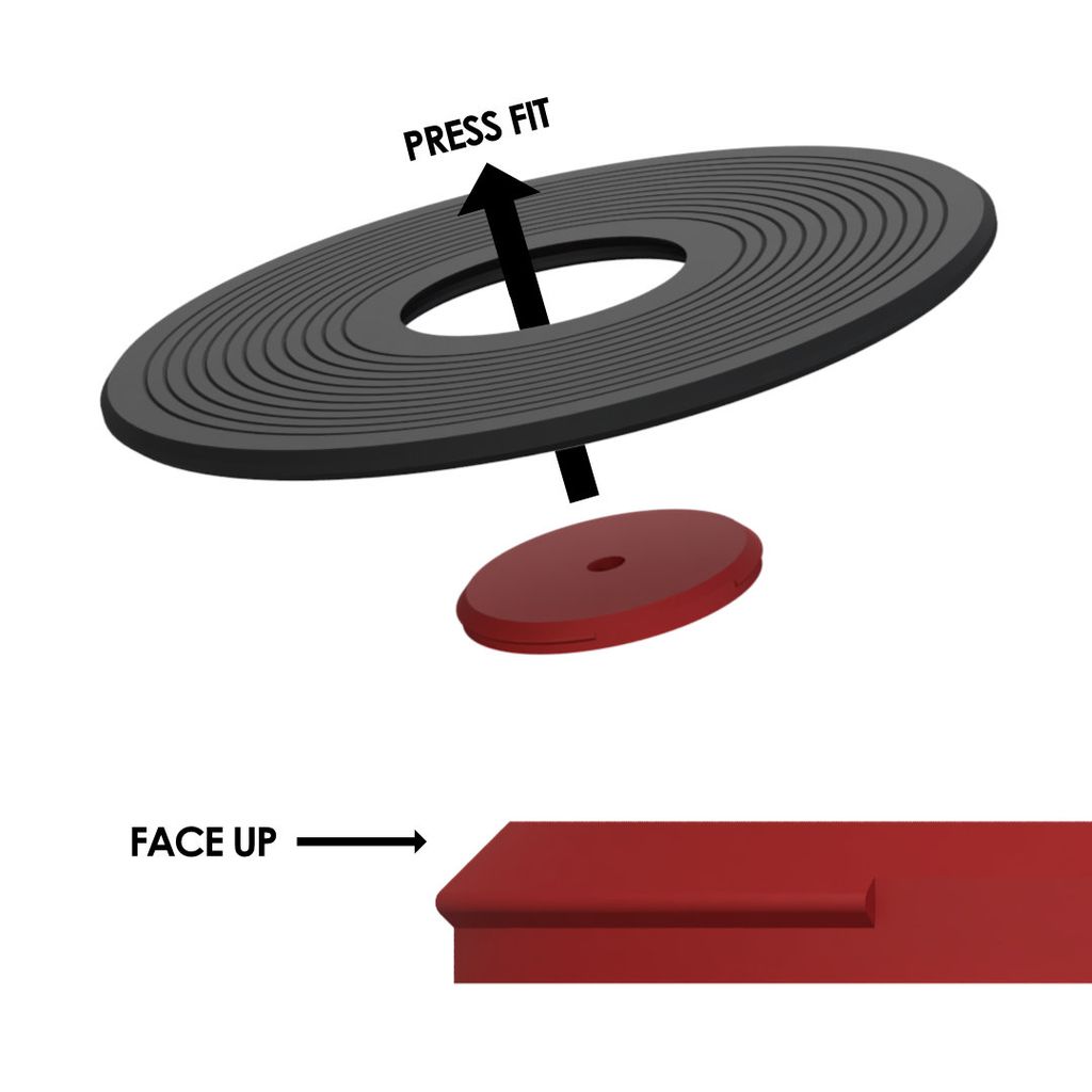 Набор подставок в стиле граммофона