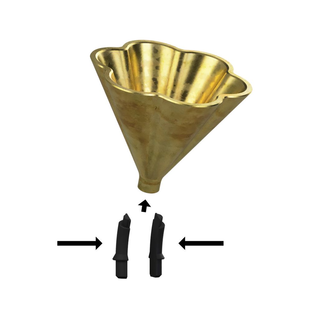 Набор подставок в стиле граммофона