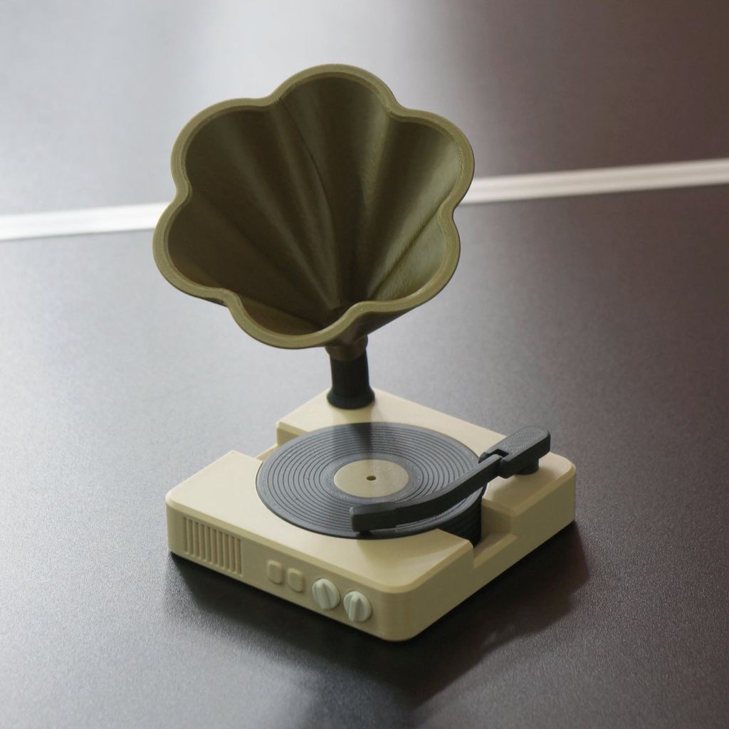 Набор подставок в стиле граммофона
