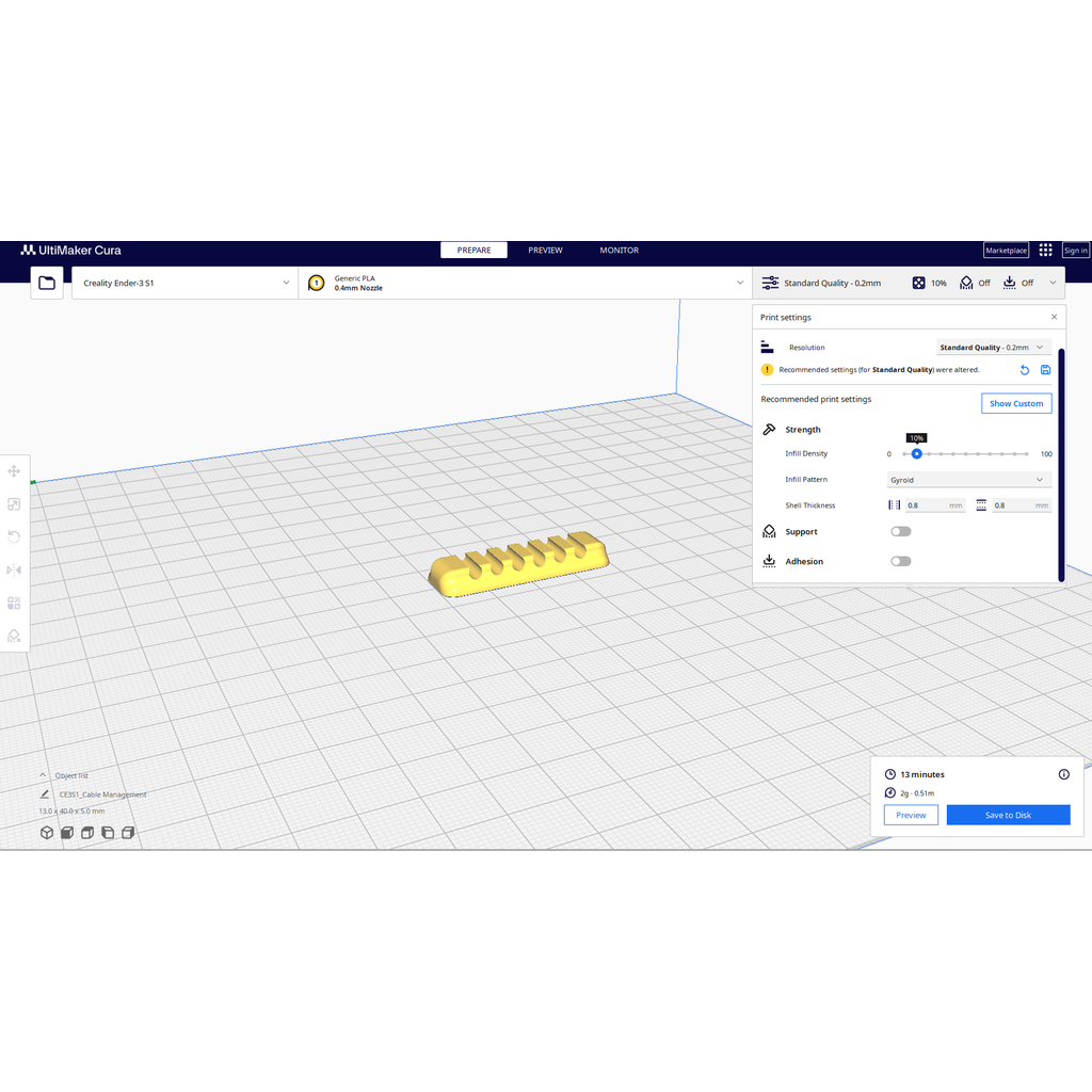Держатель для кабелей