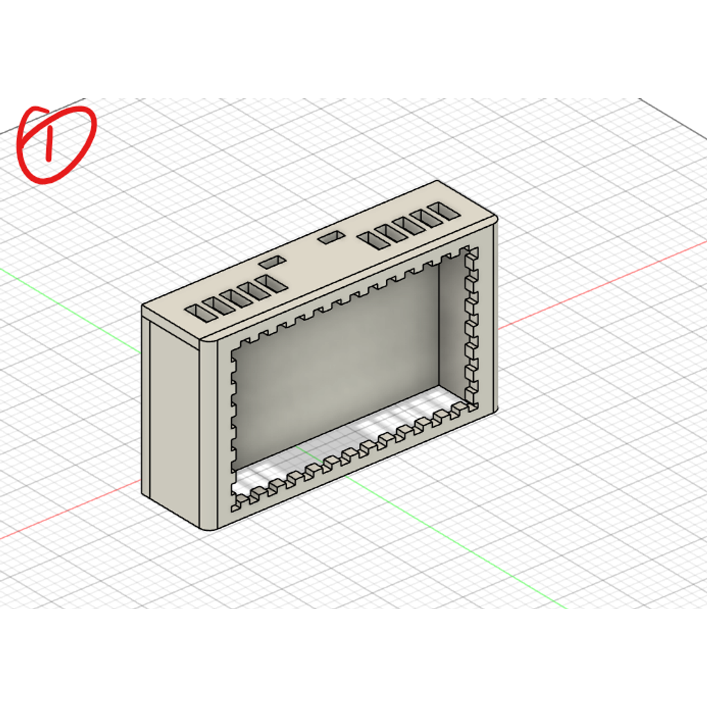 3D модель с USB портами