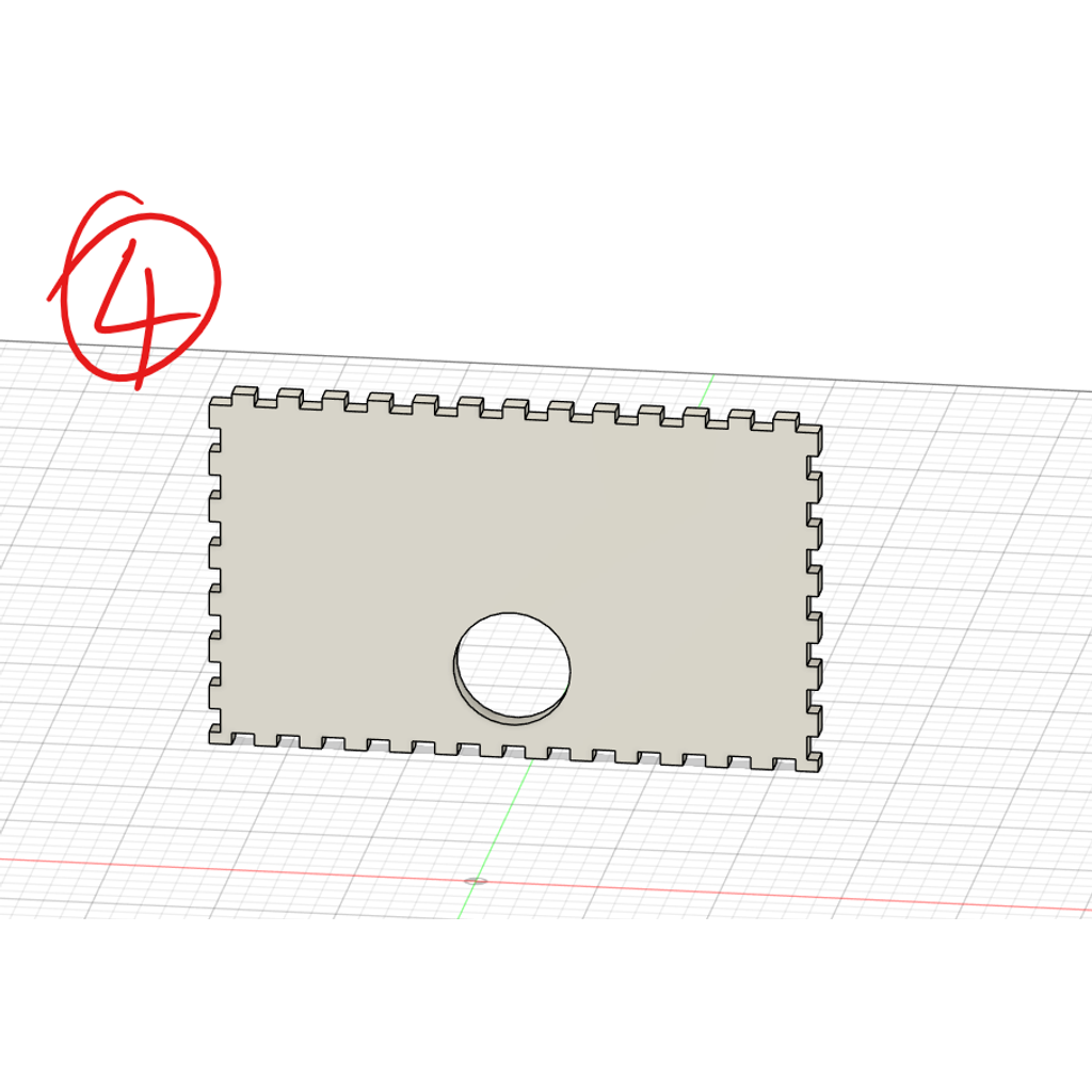 3D модель с USB портами