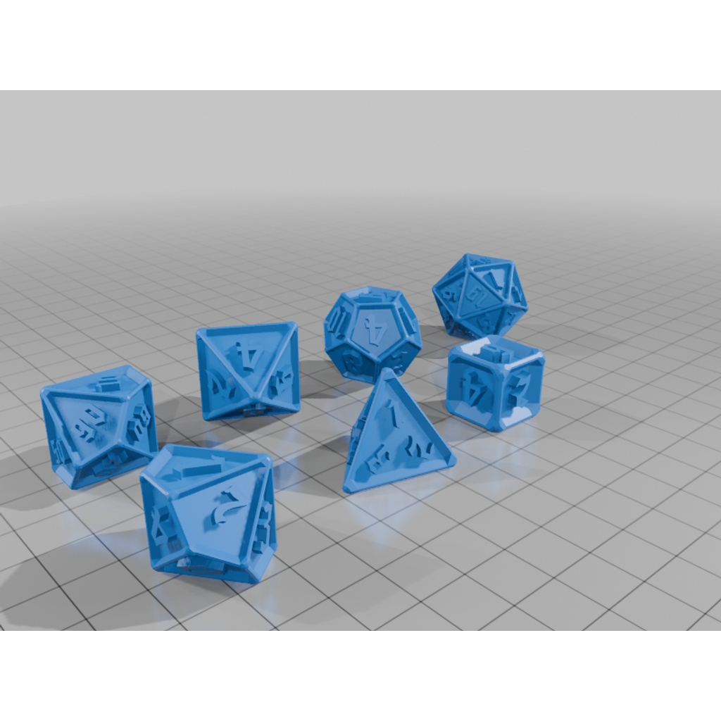 Настройки печати TTRPG-кубиков