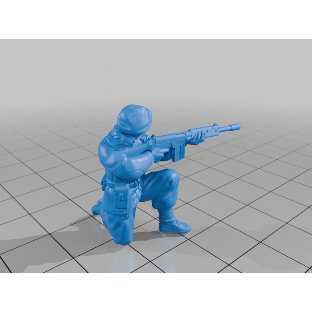 Модели солдат Великобритании 1970-х годов