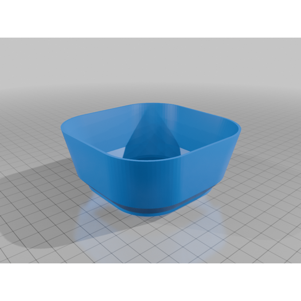 Чаша с двумя отделениями