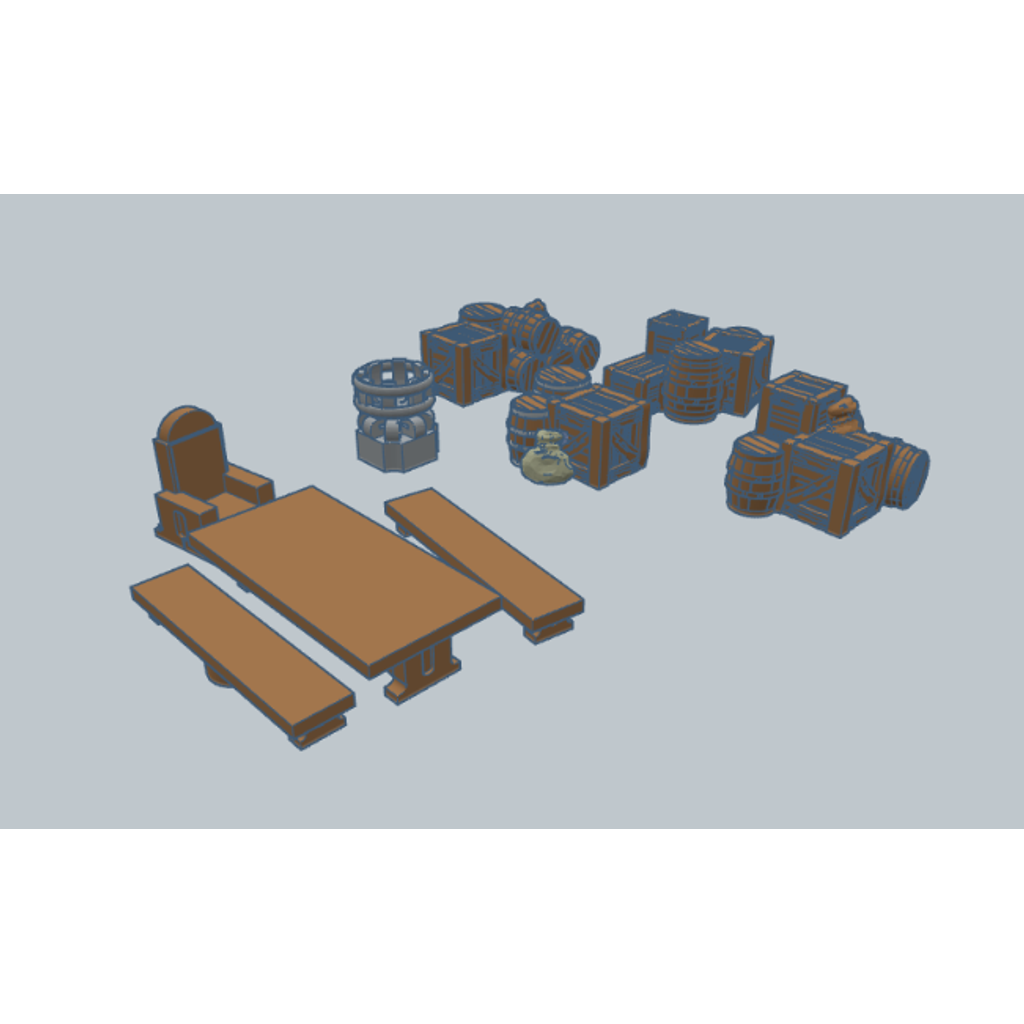 Хорнбург Рохана в масштабе 10мм