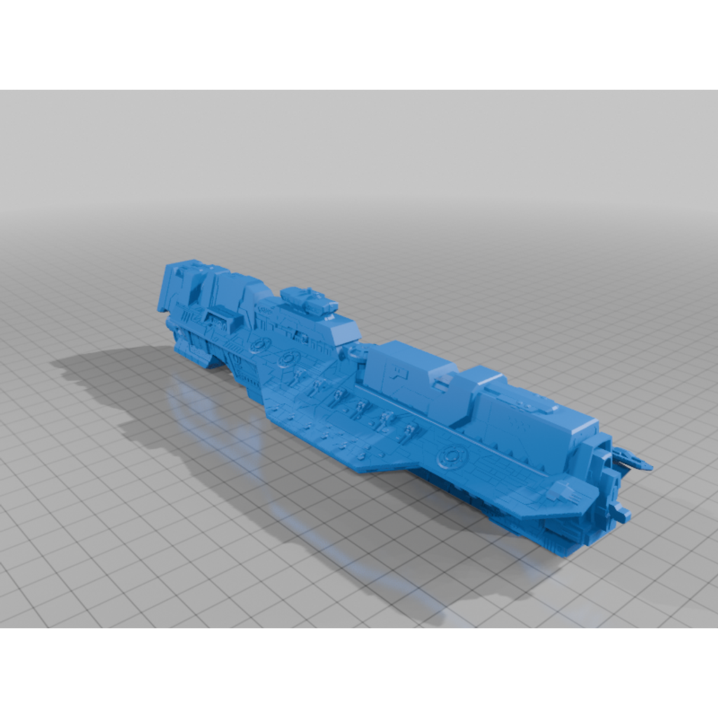 3D-модель тяжелого авианосца класса Epoch UNSC из Halo