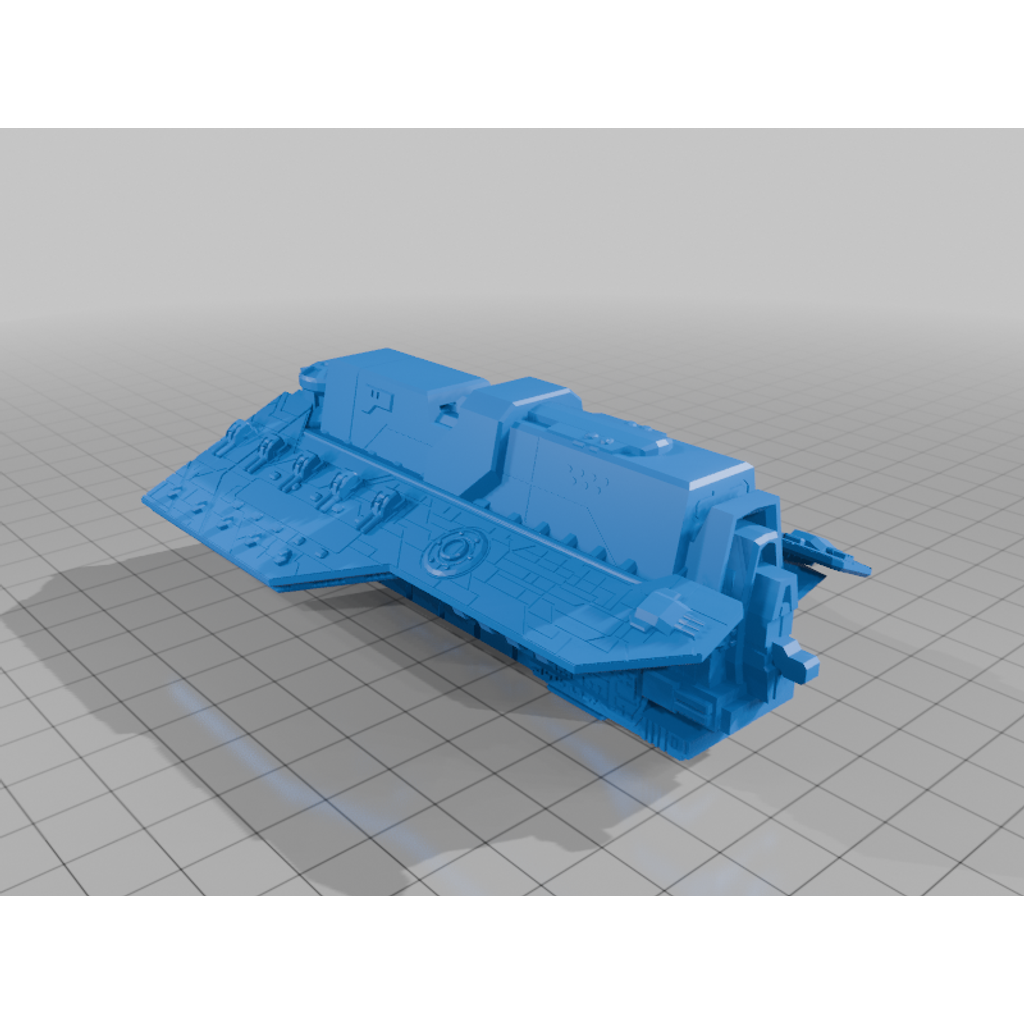 3D-модель тяжелого авианосца класса Epoch UNSC из Halo