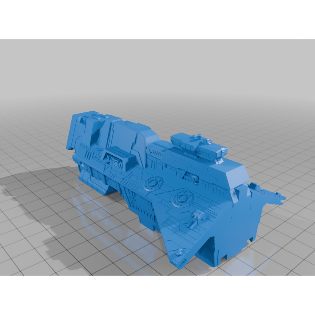 3D-модель тяжелого авианосца класса Epoch UNSC из Halo