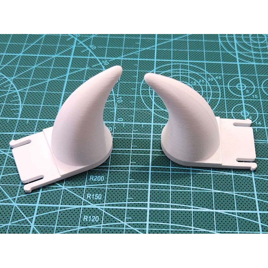 Набор рогов для каски