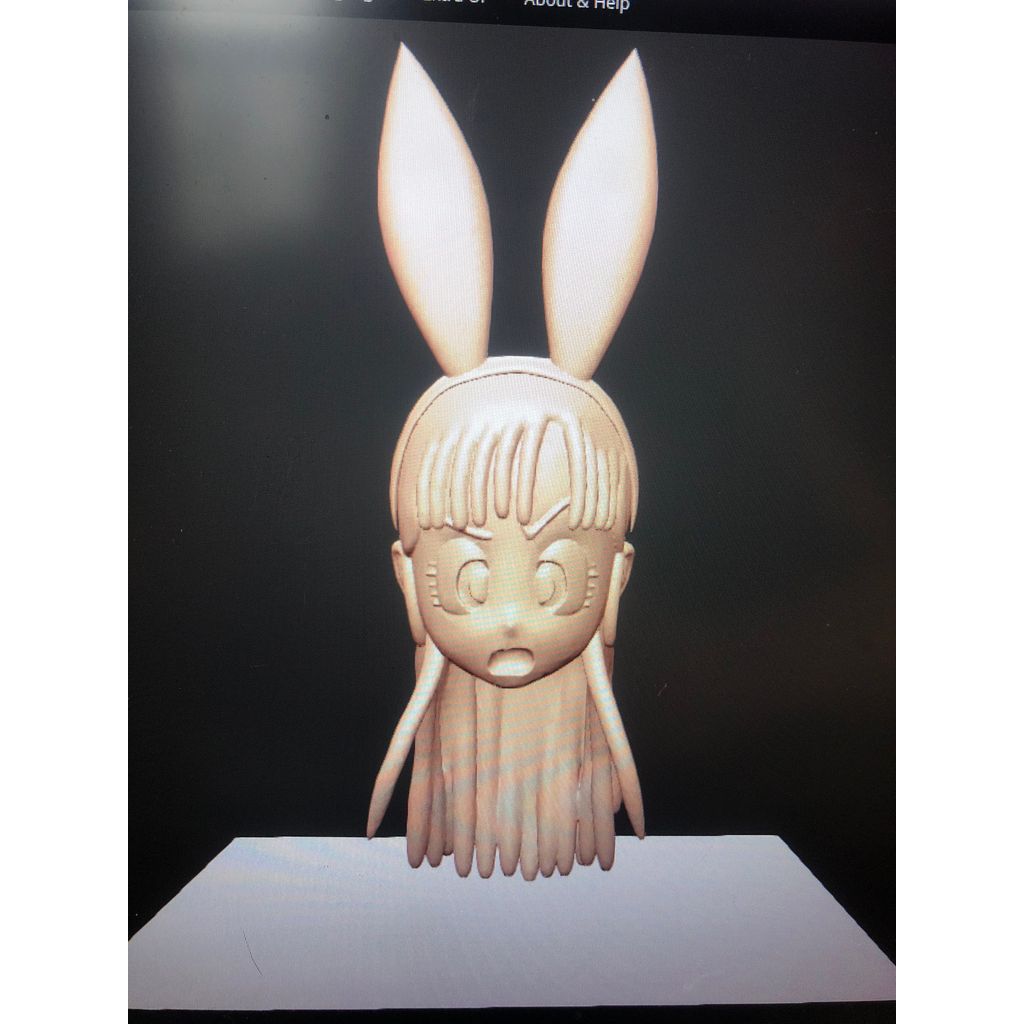 Детализированная фигурка Бульмы (в костюме зайца) из Dragon Ball