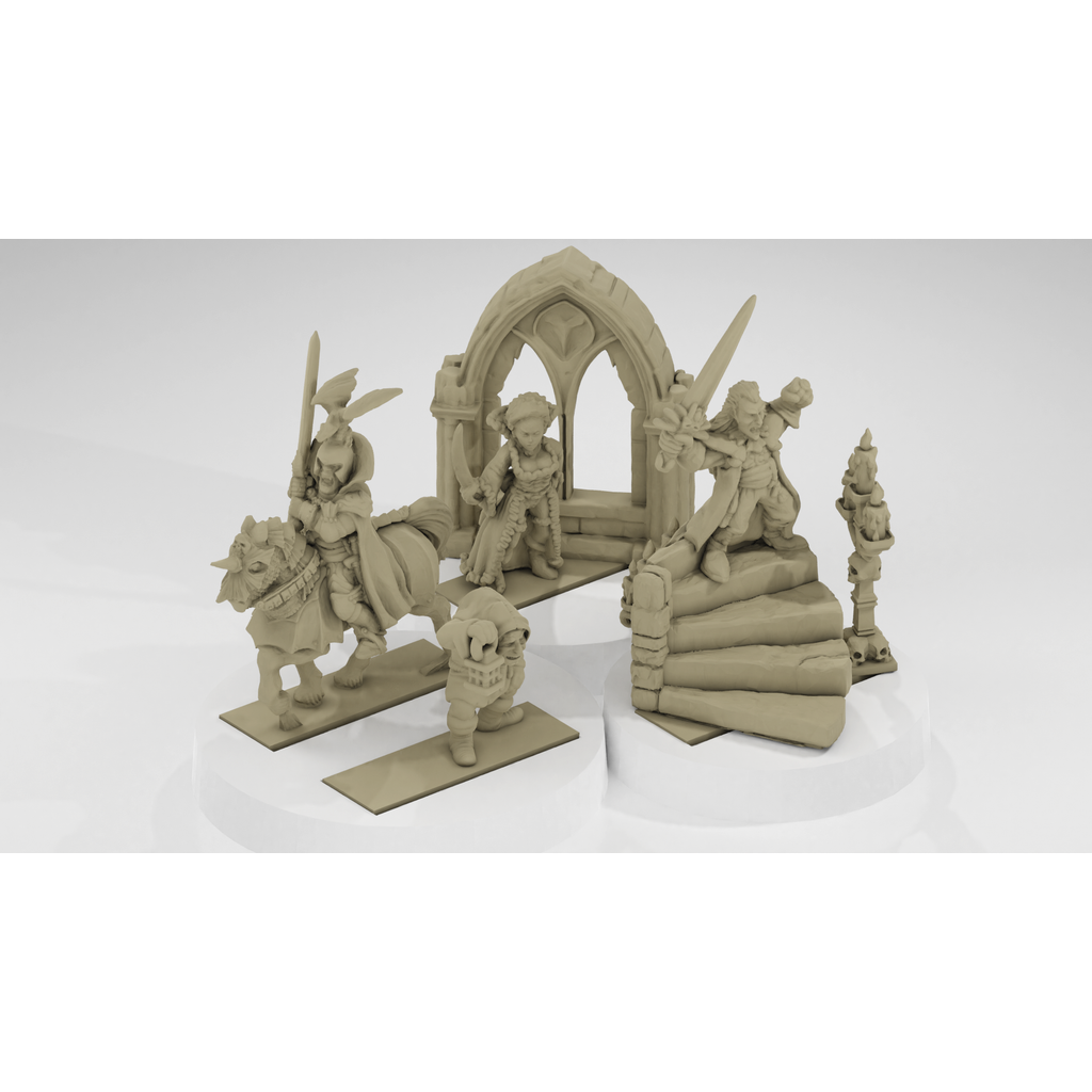 Десять вариантов вампиров 10мм для Warmaster