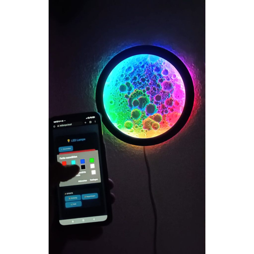 Плафон настенной лампы «Иллюминированная Луна» (модель малого размера)