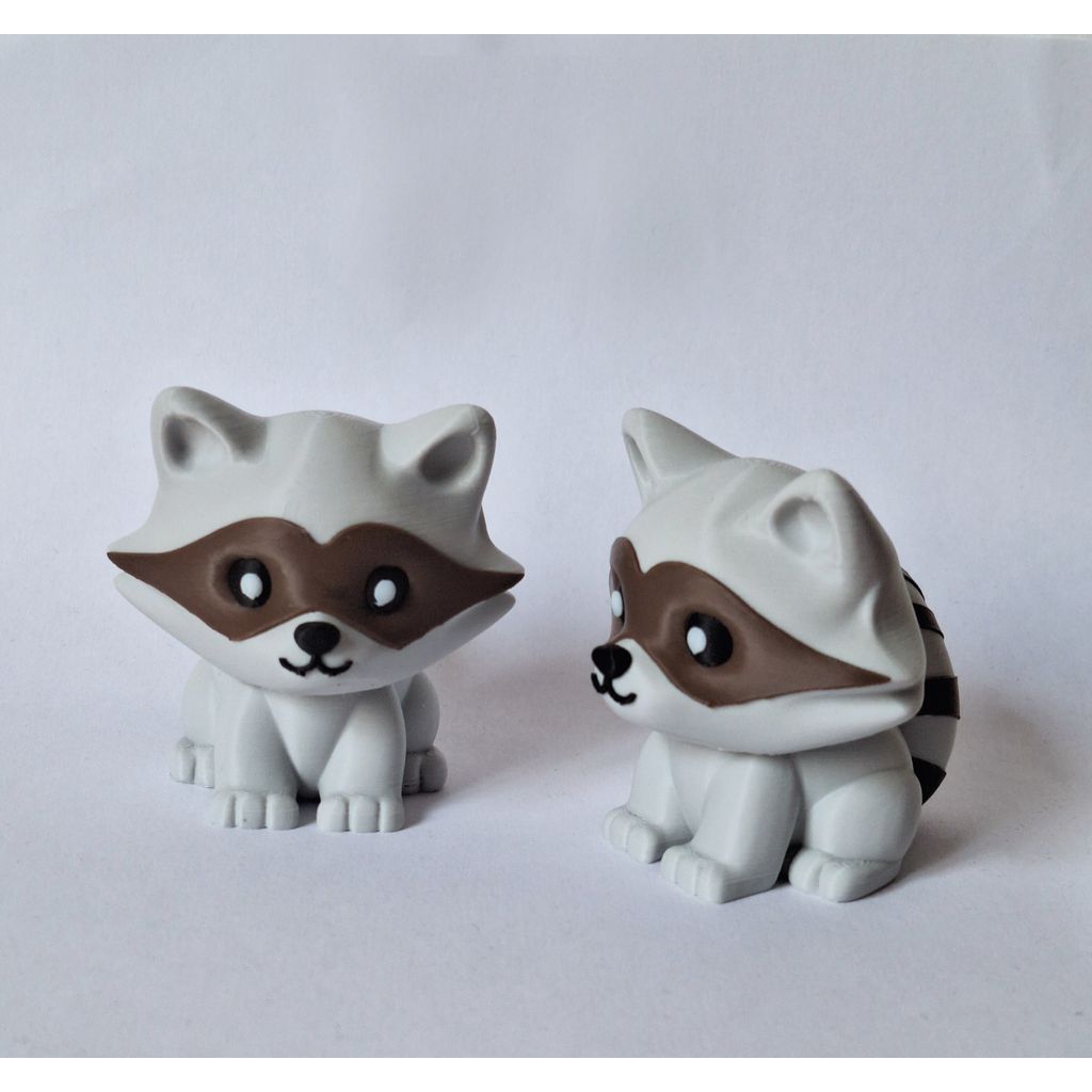 Милый енот 3D-модель