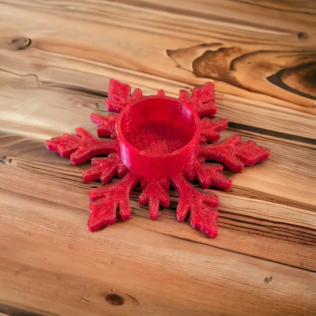 3D-печатный рождественский подсвечник