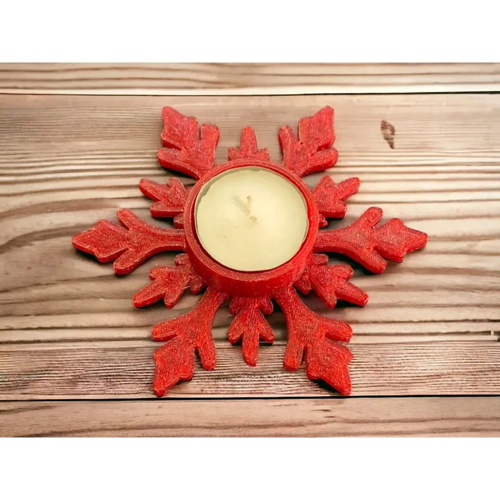 3D-печатный рождественский подсвечник