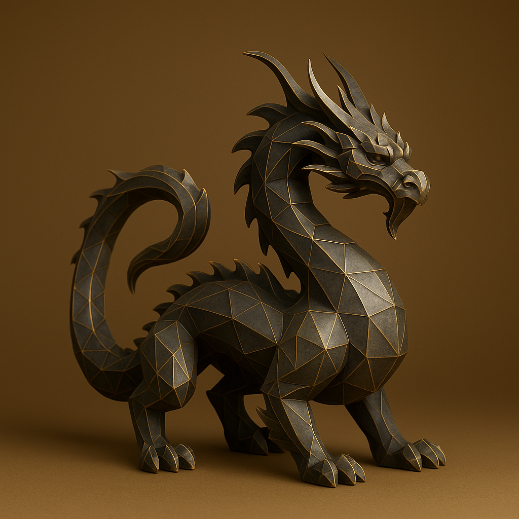 3D Модель Корейского Дракона