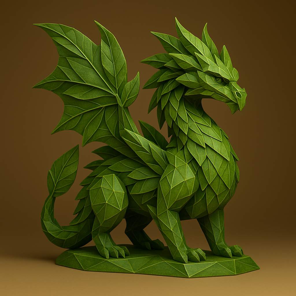 Дракон Листья CF