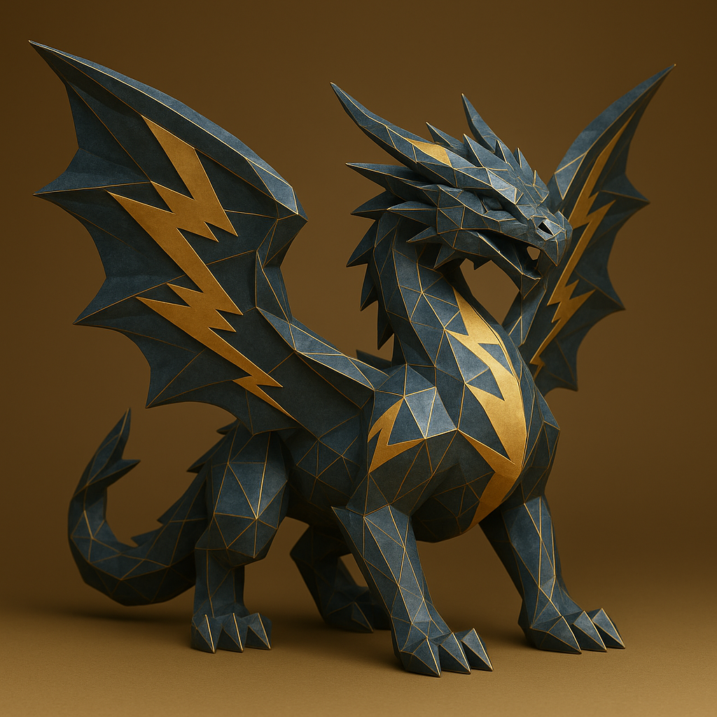 3D Модель: Громовой Дракон