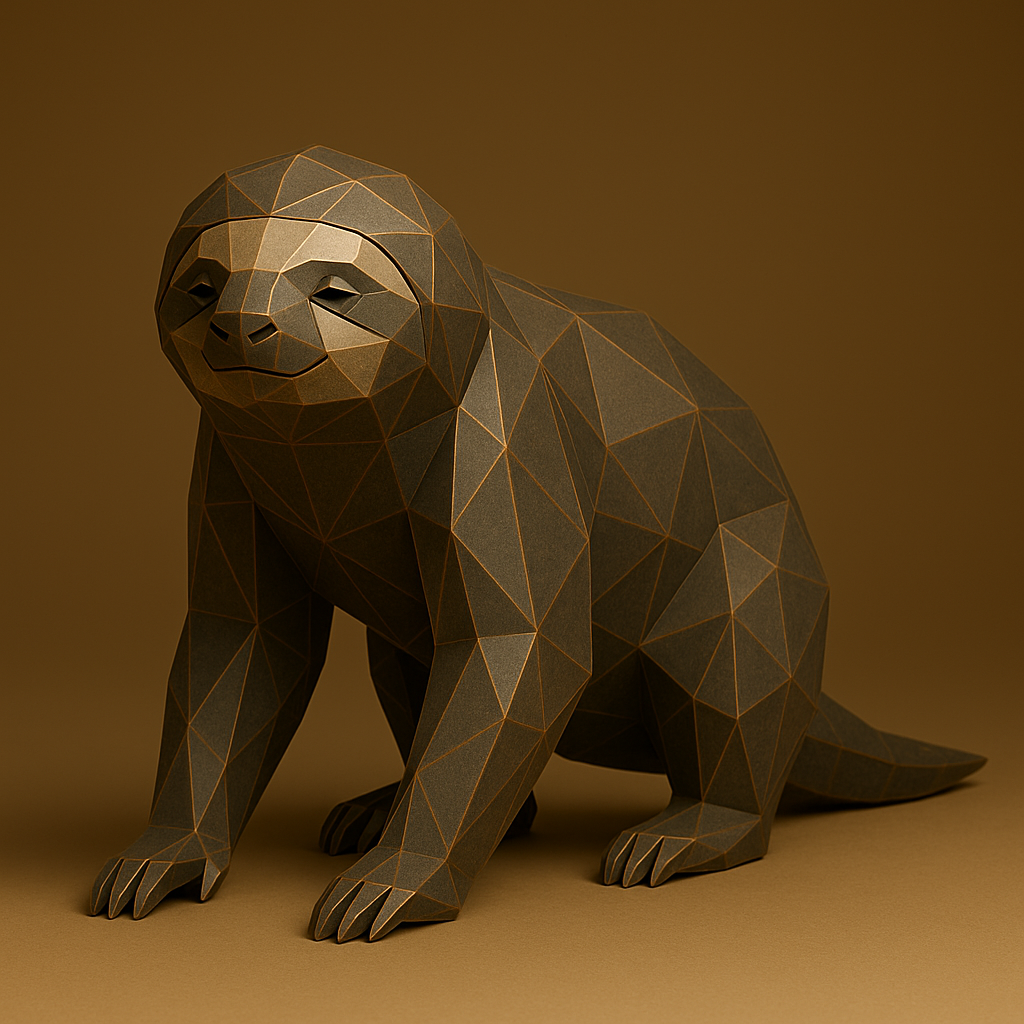 3D Модель Обезьяны Слон (CF Sloth)