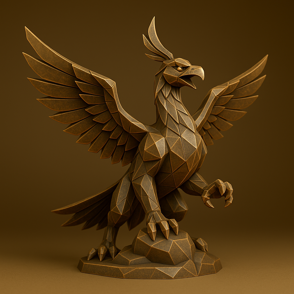 3D-модель Анка - легендарная птица