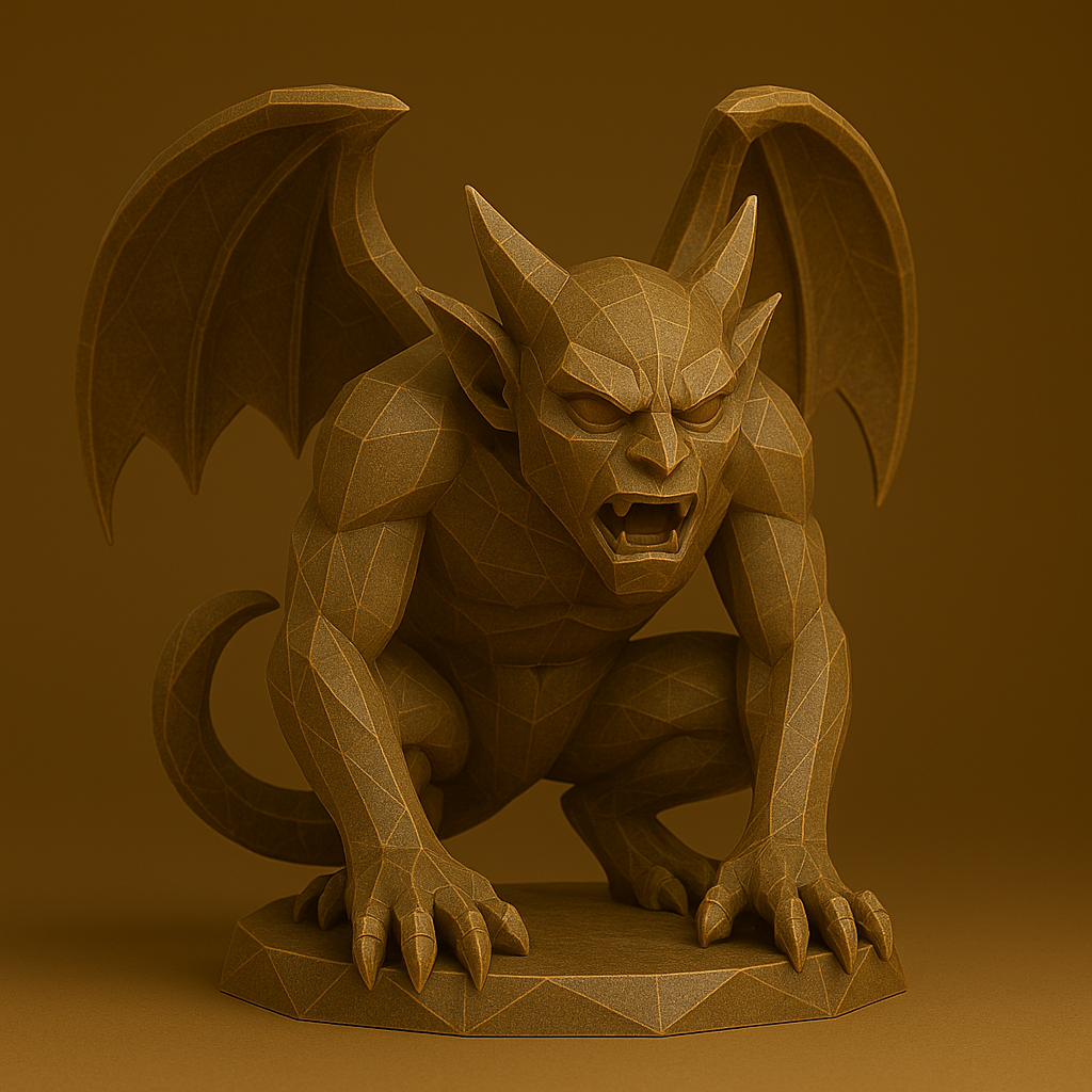 Гаргулья в стиле Кристальных Фацетов