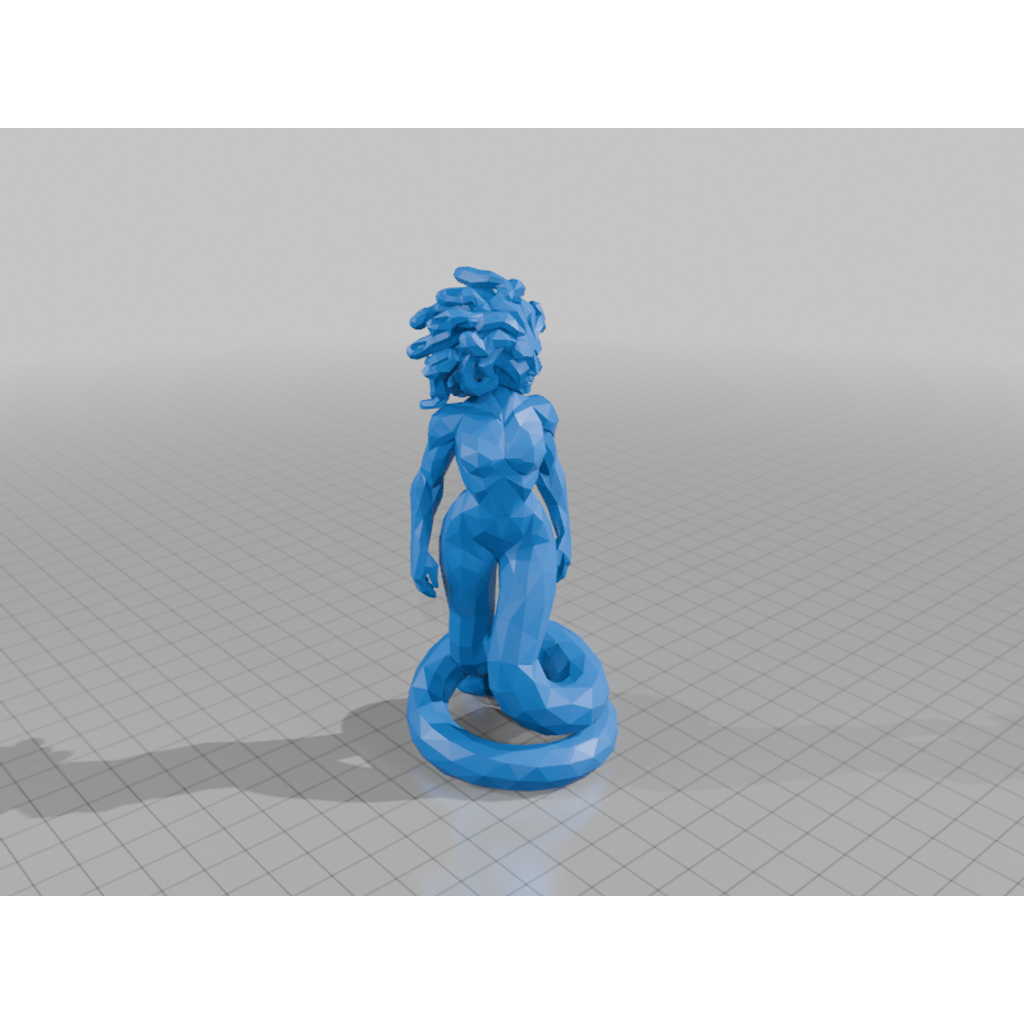 Модель Медузы в стиле Crystal Facets