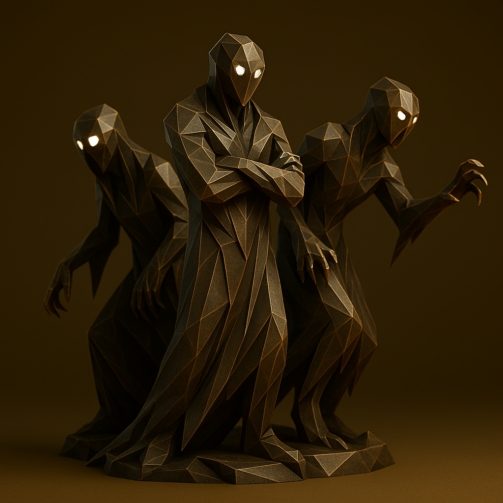 Модель Теневых Людей в стиле Кристальные Грани