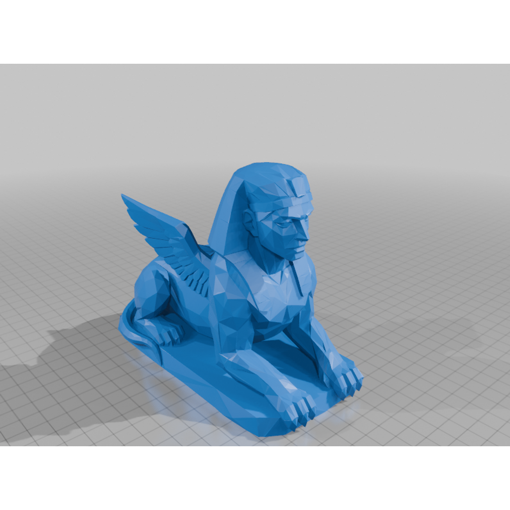 Сфинкс в стиле Crystal Facets