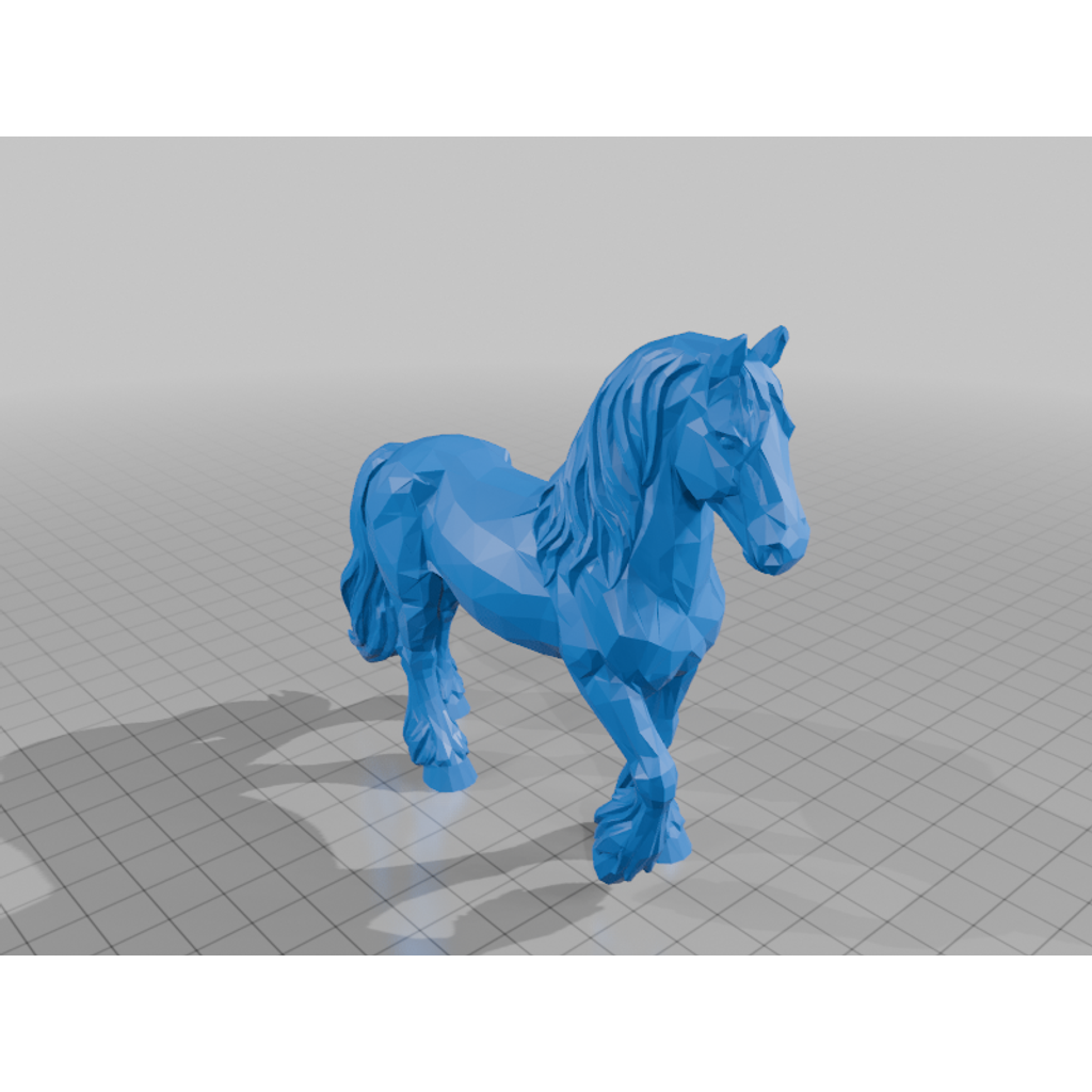 3D-модель Фризийской лошади