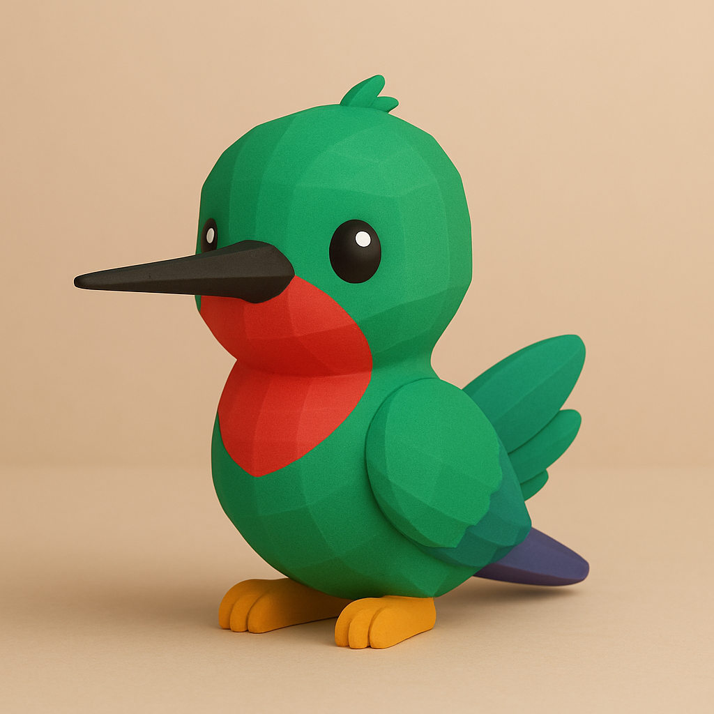 Мини Колибри - 3D Модель