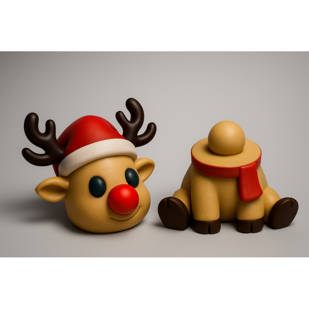 Фантазийный Рождественский Олень