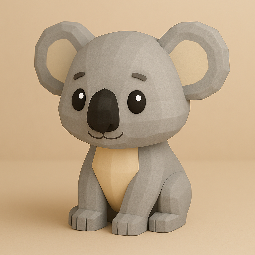 Мини Коала - 3D Модель