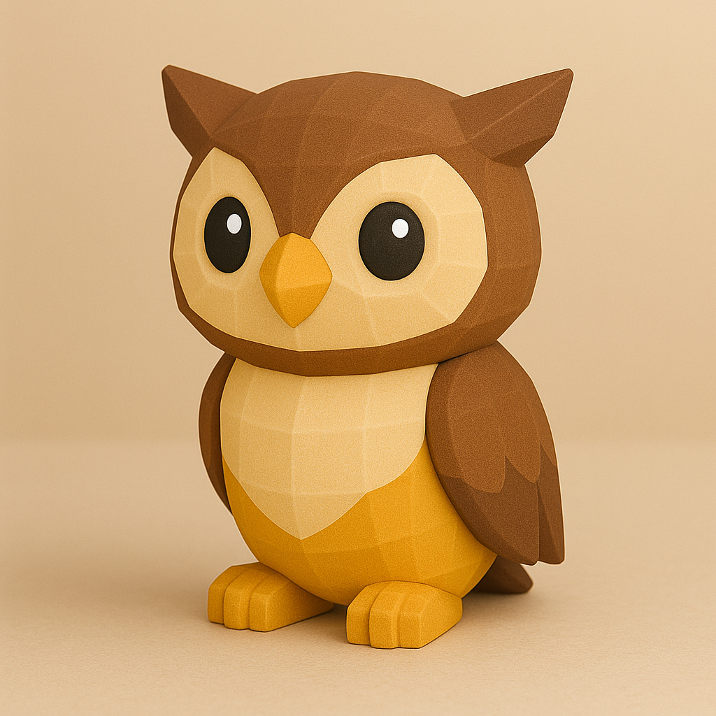 Мини Сова 3D-модель