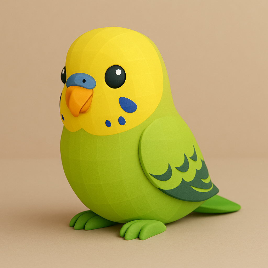 Мини попугай в стиле Мини Зоопарка