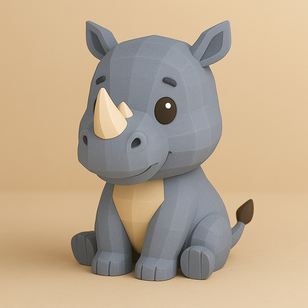 Мини Рисунок Носорога