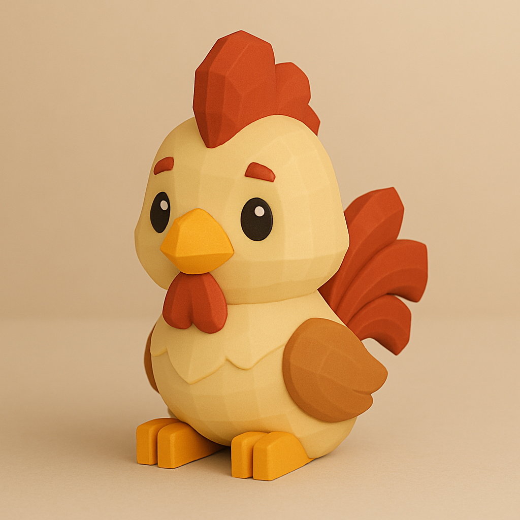 Мини Петух в стиле Мини Зоопарка