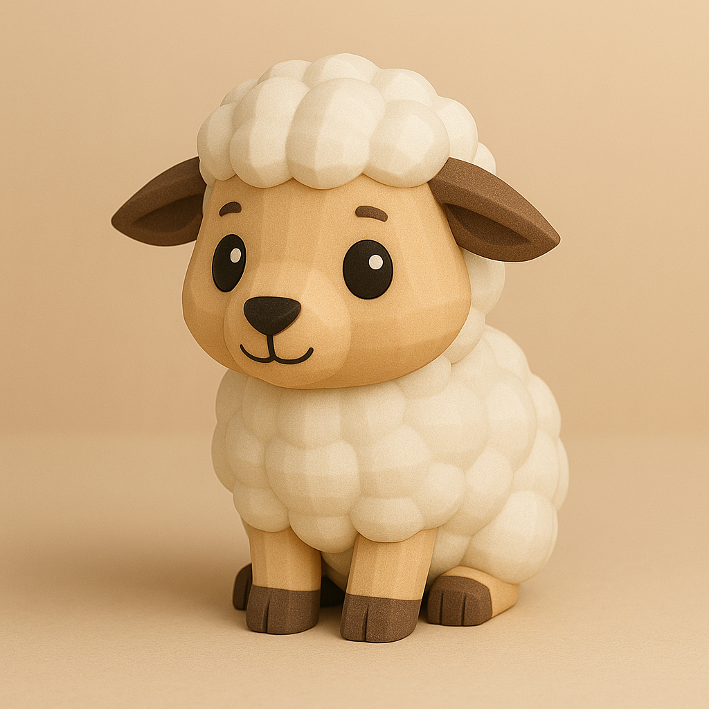 Мини Овца - 3D Модель