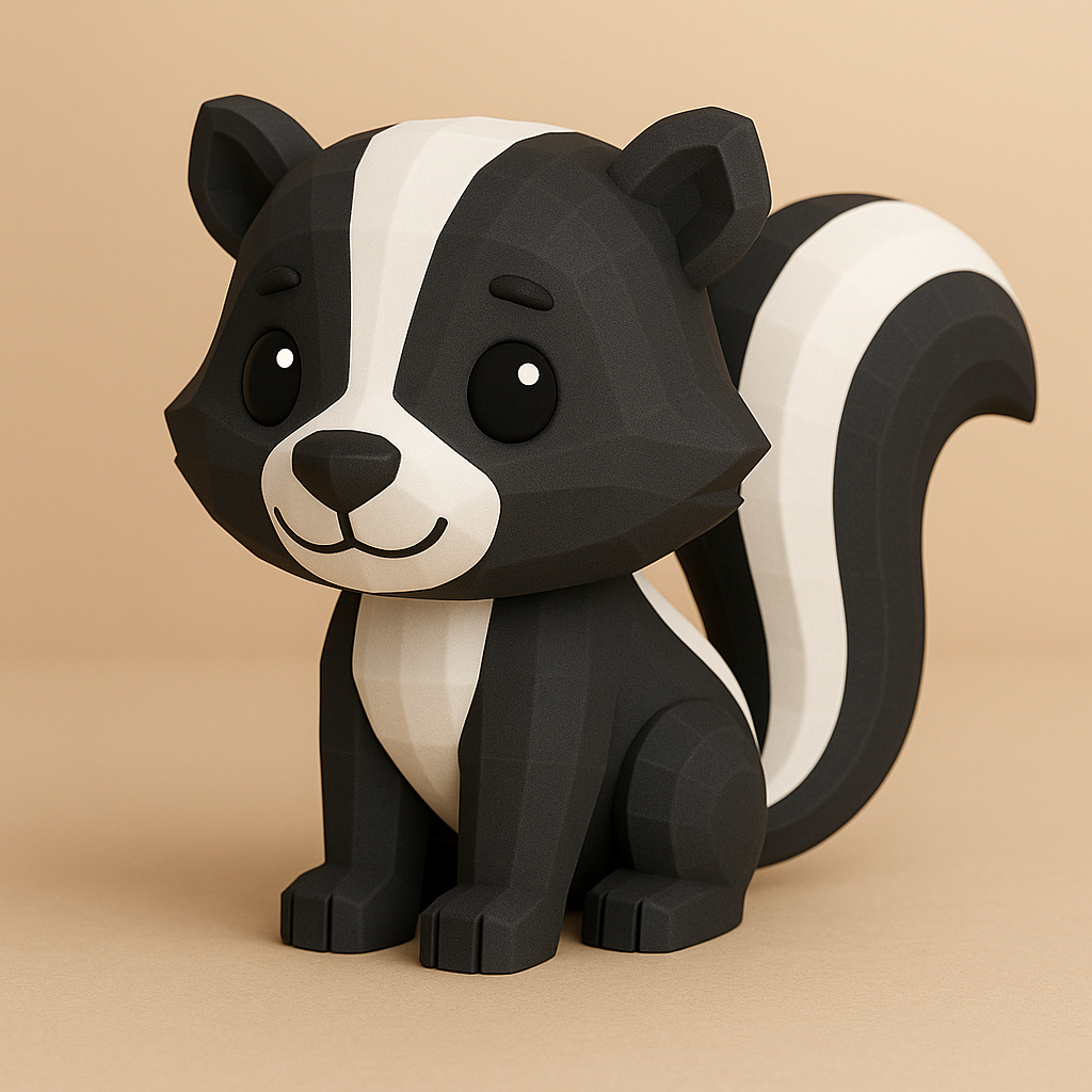 Мини Скунс - 3D Модель