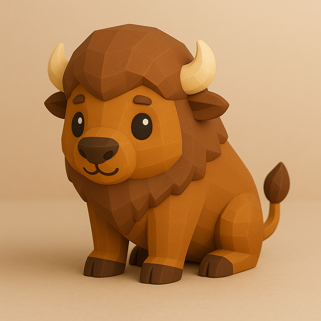 Мини-зоопарк: Бисон